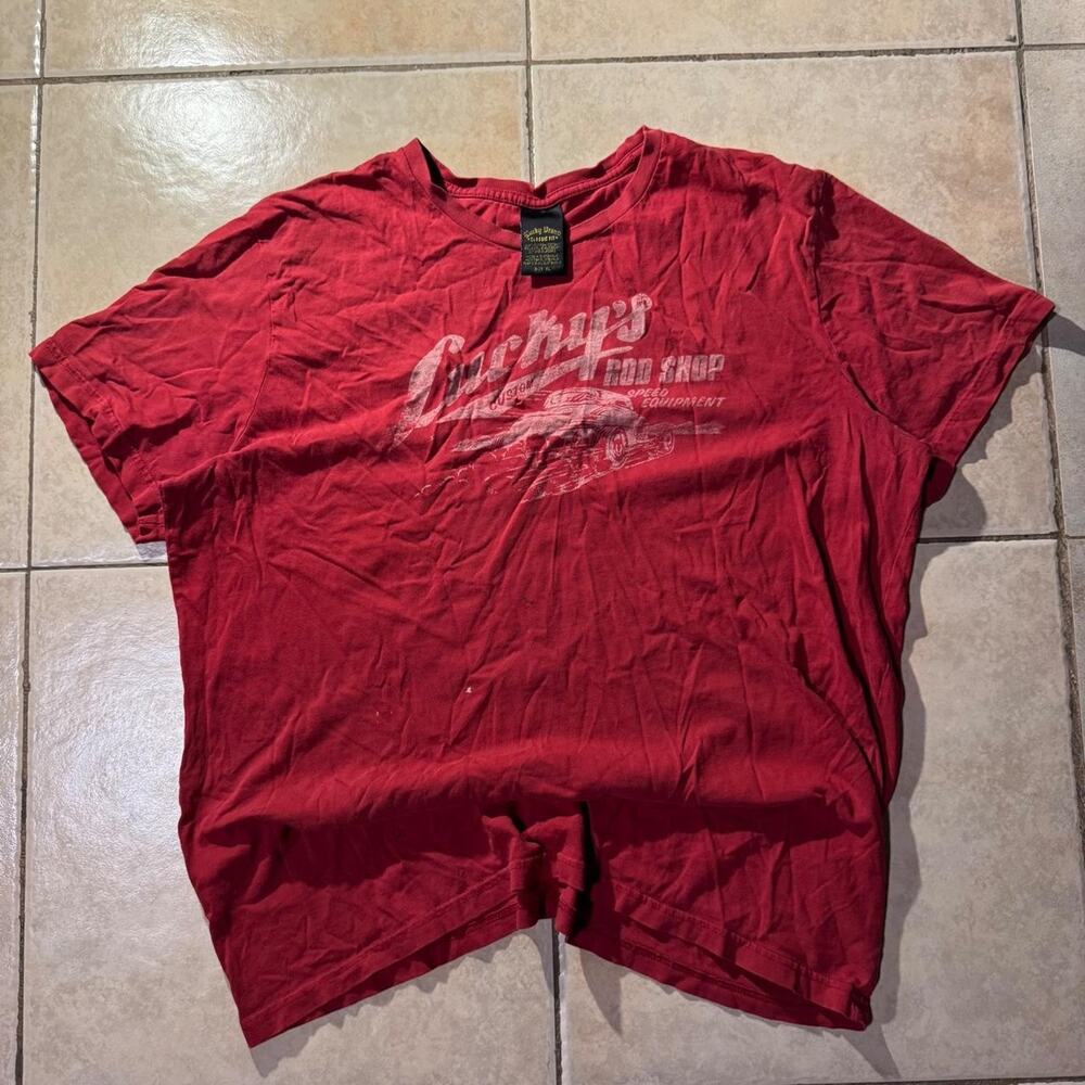 Vintage y2k licky brand red tee size XL in mens